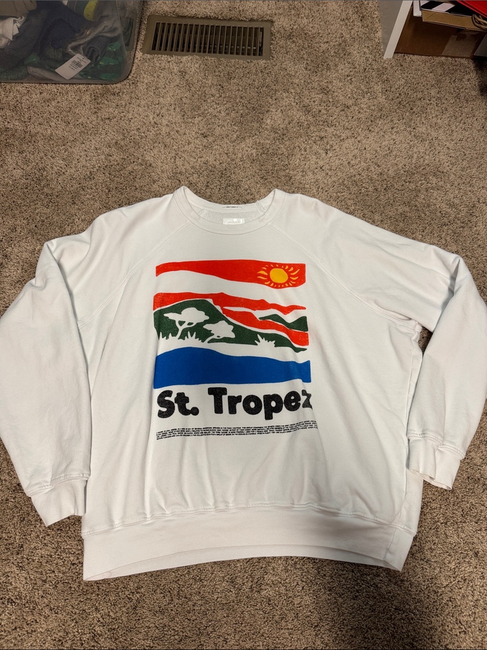 Mother Biggie Concert Sweatshirt  St. Tropez